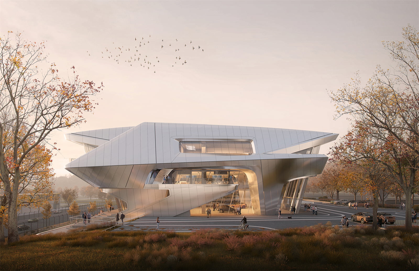 领克 MEC 汽车运动体验中心(成都)秋日的 MEC 一瞥