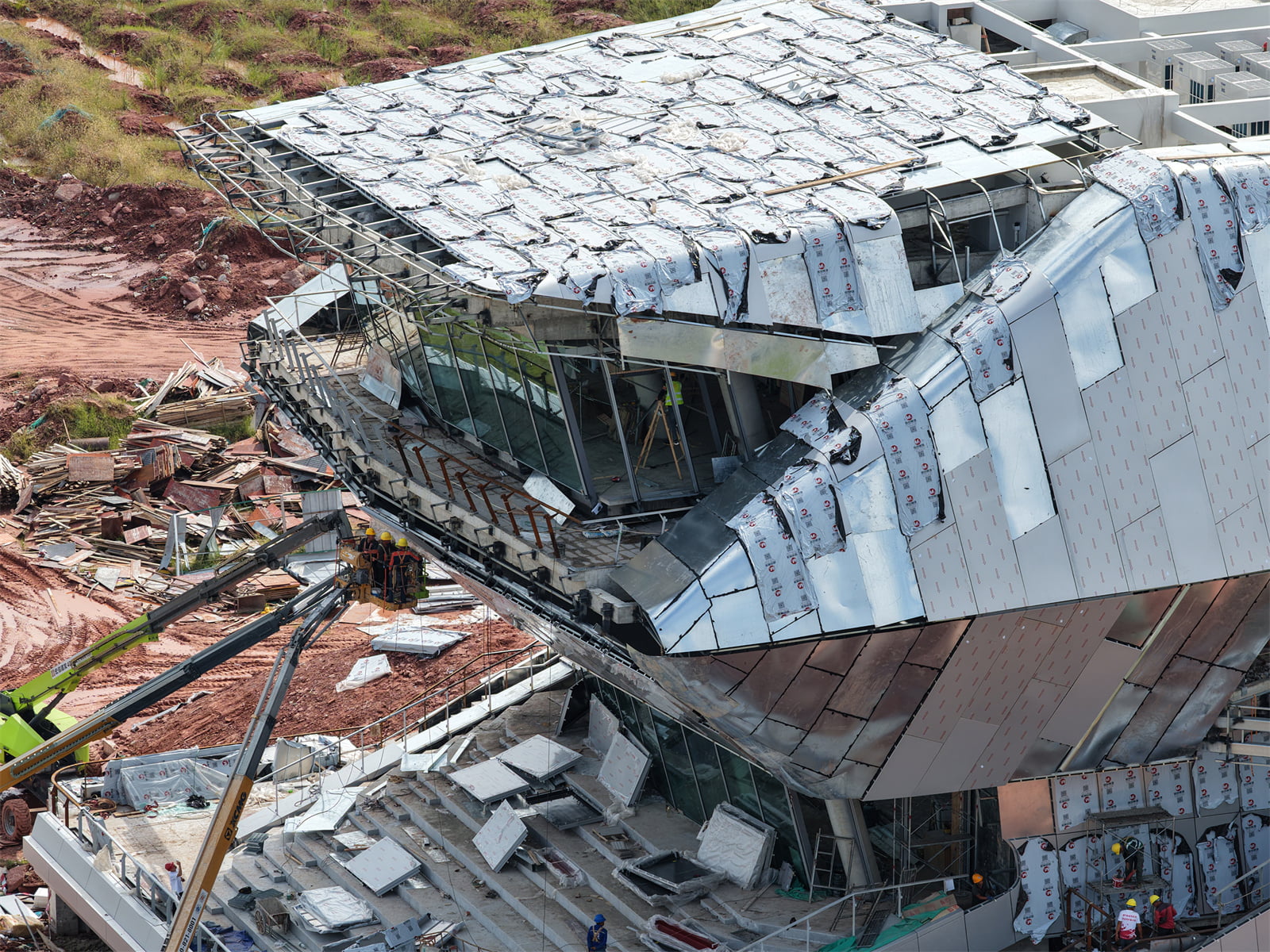 领克 MEC 汽车运动体验中心(成都)施工现场