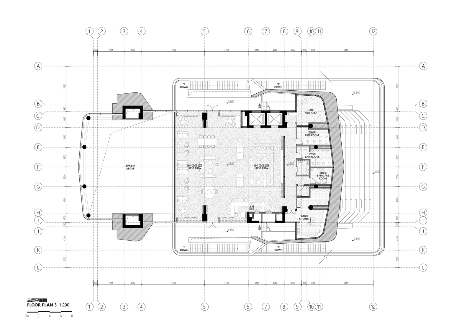 领克 MEC 汽车运动体验中心(成都)二层平面图