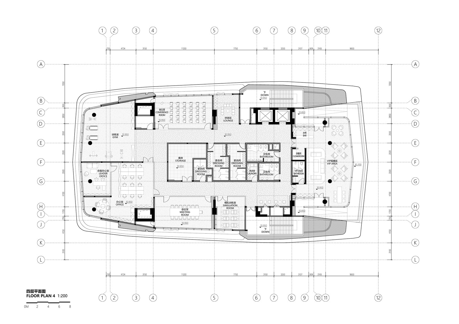 领克 MEC 汽车运动体验中心(成都)三层平面图
